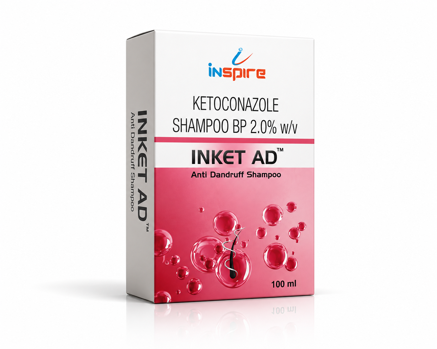 INKET AD – Anti-dandruff care for a healthy and refreshed scalp.